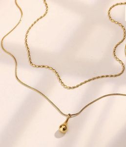 Minimalistic Teardrop Layered Necklace🎀
