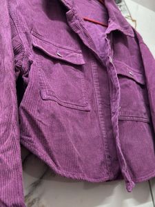 Purple Corduroy Jacket