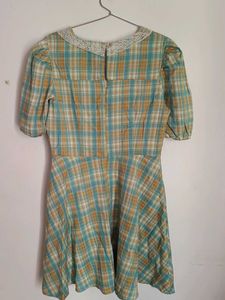 Vintage Plaid Mini Dress
