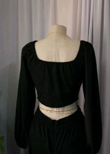 Black  Corset Like Top
