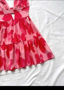 Floral Print Mini Dress