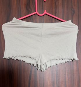 H&amp;M Ribbed Lace Nightsuit - Top &amp; Shorts