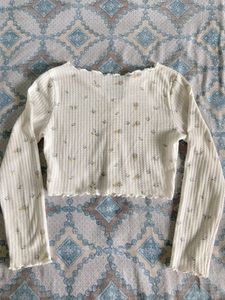 Floral Tie-Front Cardigan