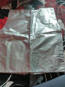 Ethnic Silver Shimmer Jacket