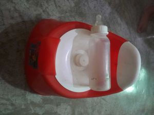 Red &amp; White Potty Chair