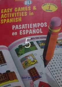 5 Spanish Books,like New
