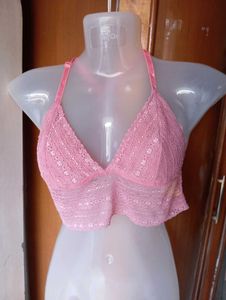 Pink bralette