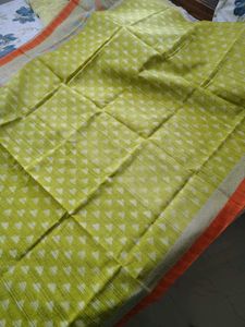 Light Green Cotton Saree