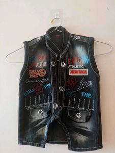 Stylish Denim Vest for Boys