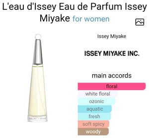 Issey Miyake L&#39;eau D&#39;issey Pour Femme EDP Perfume