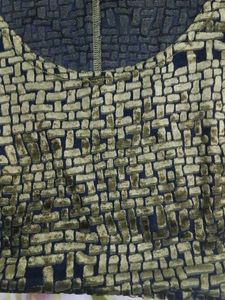 (1100)Vintage Textured Crop Top