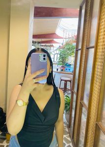 Elegant Black Top/ Off Shoulder