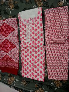 Kurta Set Dupatta Pink