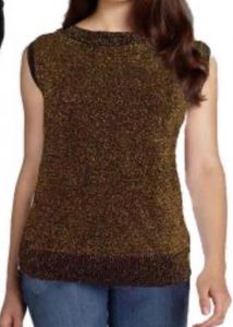 Dkny Jeans Black Sleeveless Top