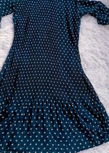 Beautiful Polka Dot Blue Dress