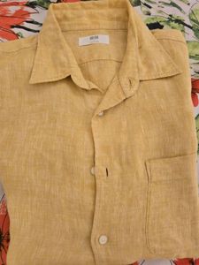 Yellow Linen Shirt