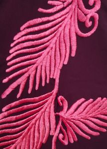 Sleeveless Chiffon Embroidery Kurti