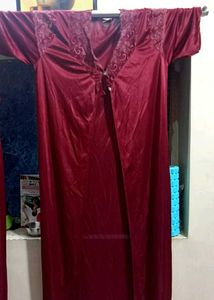 Burgundy Babydoll Lingerie