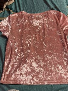 Pink Velvet Tee