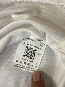 Puma White Polo Shirt