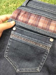 🛹Y2K Girly Checker Jean🍬