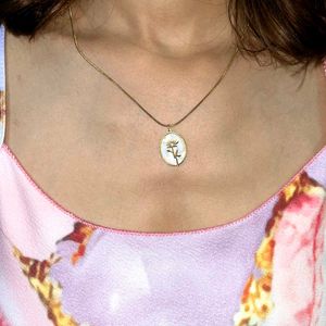 Anti-tarnish Chain And Pendant Necklace
