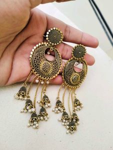 Boho Jhumka Earrings
