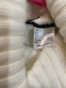 Venus Ivory Cold Shoulder Turtleneck Sweater