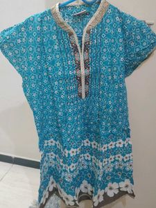 Floral Print Tunic Top/Kurta