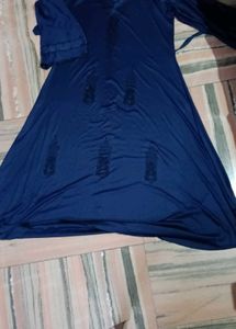 Elegant Blue Ethnic Fabric