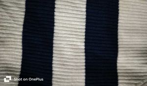 Blue And White Crop Top For Women