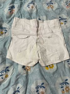 White Shorts