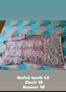 Lavender Pakistani Kurta Set