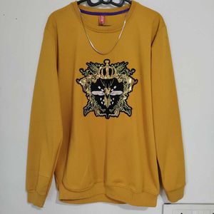 Mustard Embellished Pullover