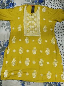 Elegant Mustard Kurta