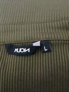 Nuon Olive Green Bodycon Dress