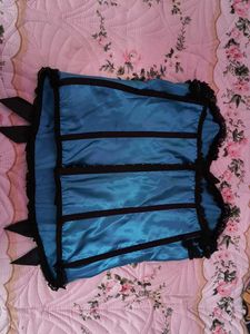Blue Corset Top