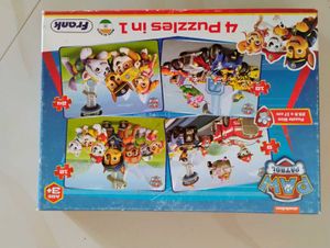 Kids 4 In 1 Paw Petrol Puzzle