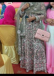 Heavy Embroidery Wedding/ Party Gown