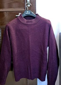 Purple Sweater Like New