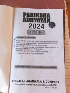 Pariksha Adhyayan English Class 12 Mpboard