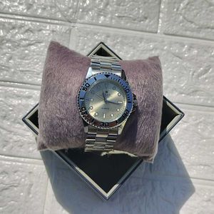 rolex Stylish Silver Watch