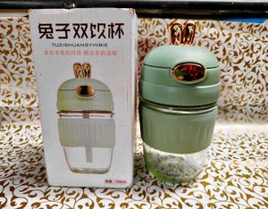 Adorable Bunny Dual-Use Drinking Cup - 350ml✨