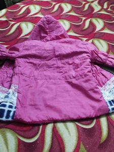 Pink Padded Winter Coat