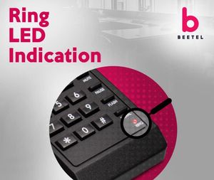 Beetel Corded Landline Phone Black