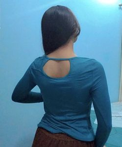 Stylish Teal Long Sleeve Top🌸🫧