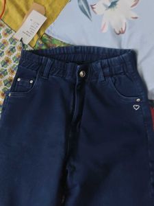 Dark Wash Pull-On Jeans