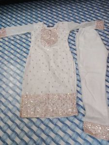 Elegant White Kurta Set