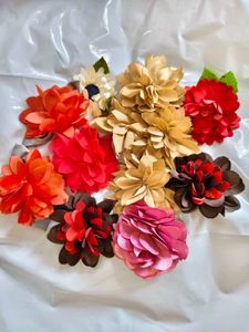 Handmade Flowers 🌺🌹 12 pcs