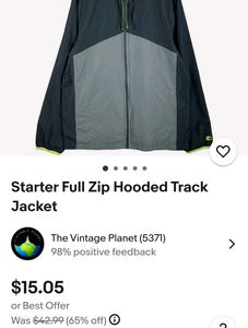 Starter Hooded Track Jacket